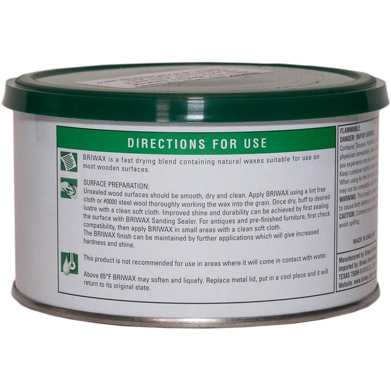 Briwax Mid Brown (previously Dark Oak) Furniture Wax Polish, Cleans, stains, and polishes. - Image 2